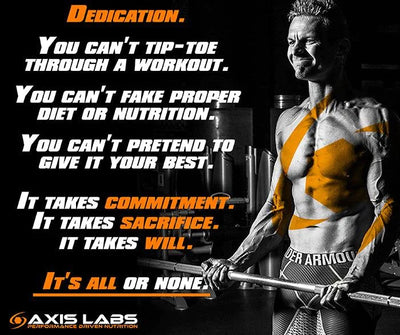 Live Life Like You Were Dyin, By Axis Labs Athlete Josh Black