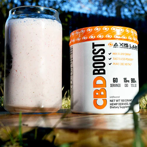 CBD Boost Powder Mix in a Smoothie or Any Drink | Axis Labs CBD