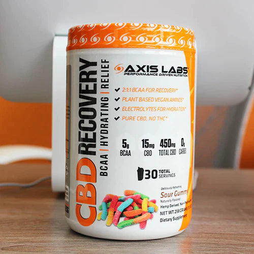 CBD Recovery with BCAA - Premium CBD workout recovery supplement