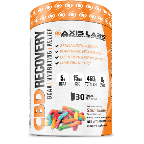 CBD Recovery with BCAA - Premium CBD workout recovery supplement
