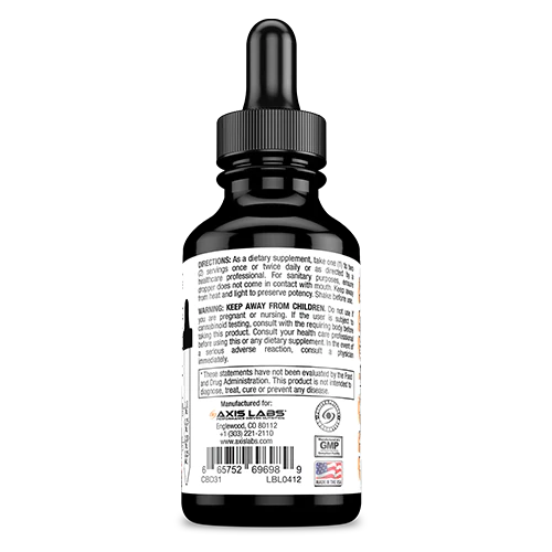 CBG+CBD Oil Tincture Peppermint – Axis Labs